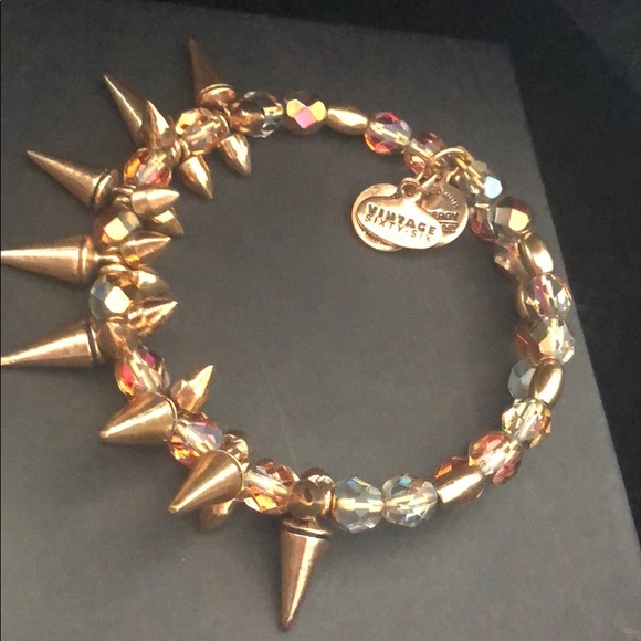 Alex And Ani - Vintage 66 Spike Bangle - Picture 3 of 3